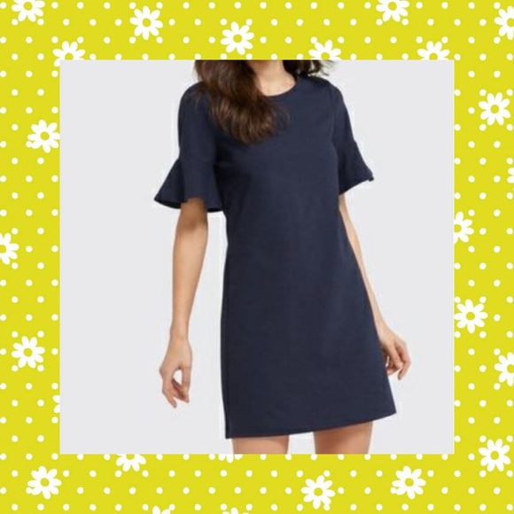Draper James Dresses & Skirts - 🎀Draper James Navy Bell Sleeve Shift Dress🎀
